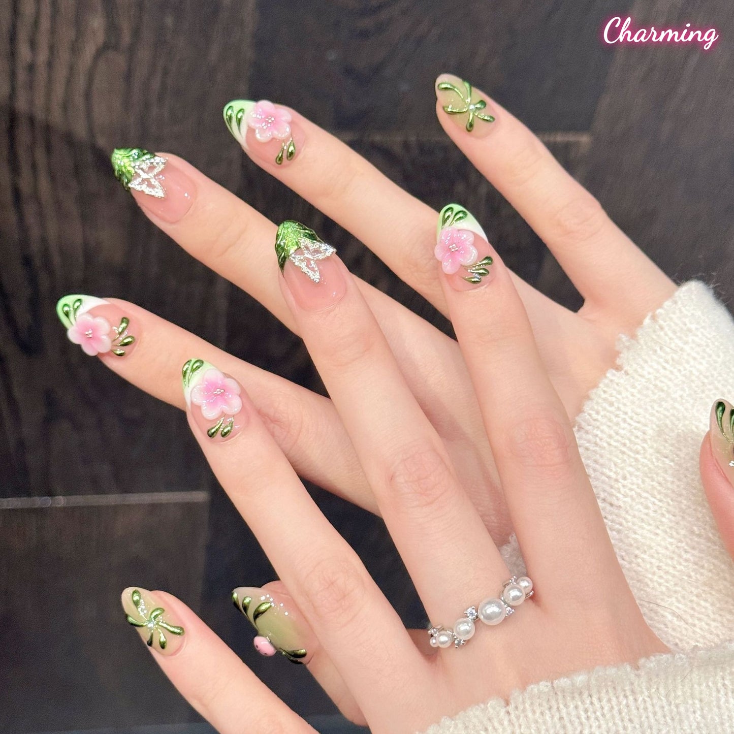 Blushing Spring / Handmade Nails