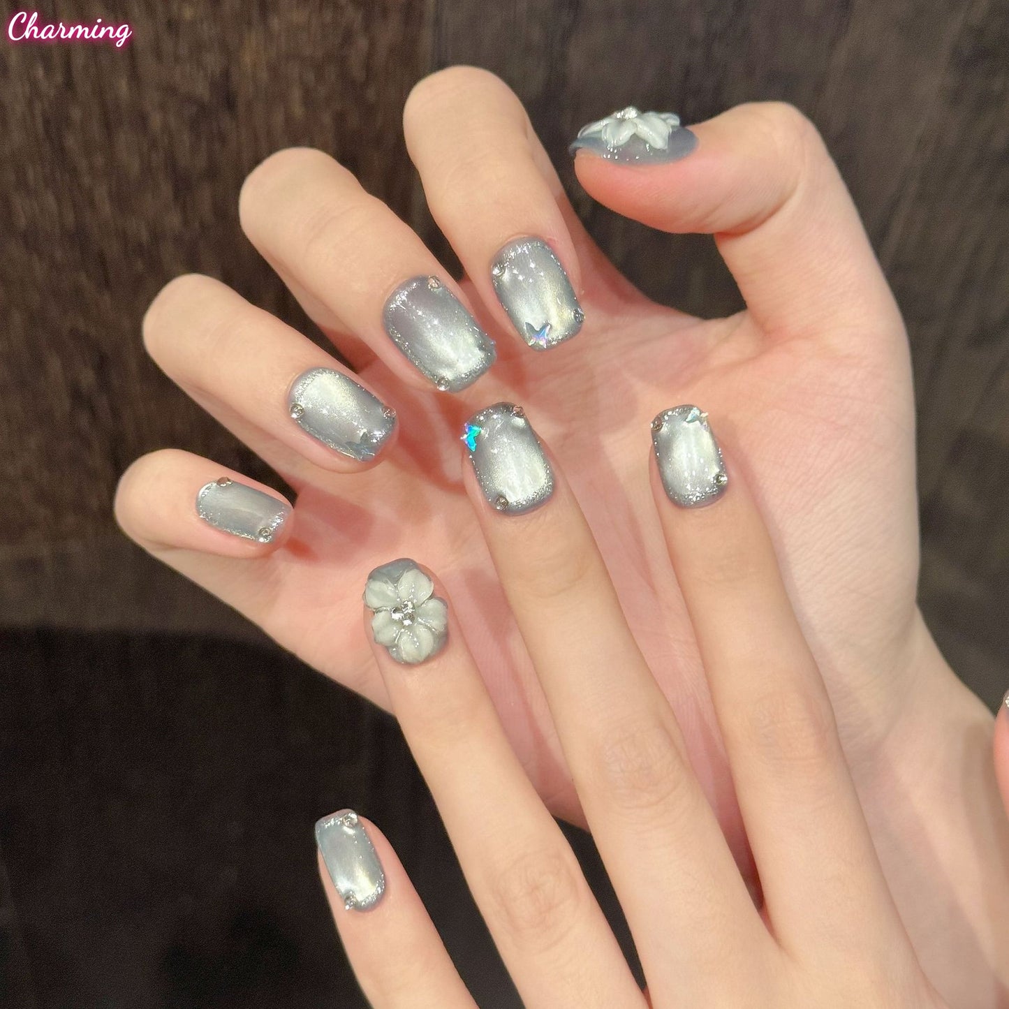 Dreamy Clear / Handmade Nails