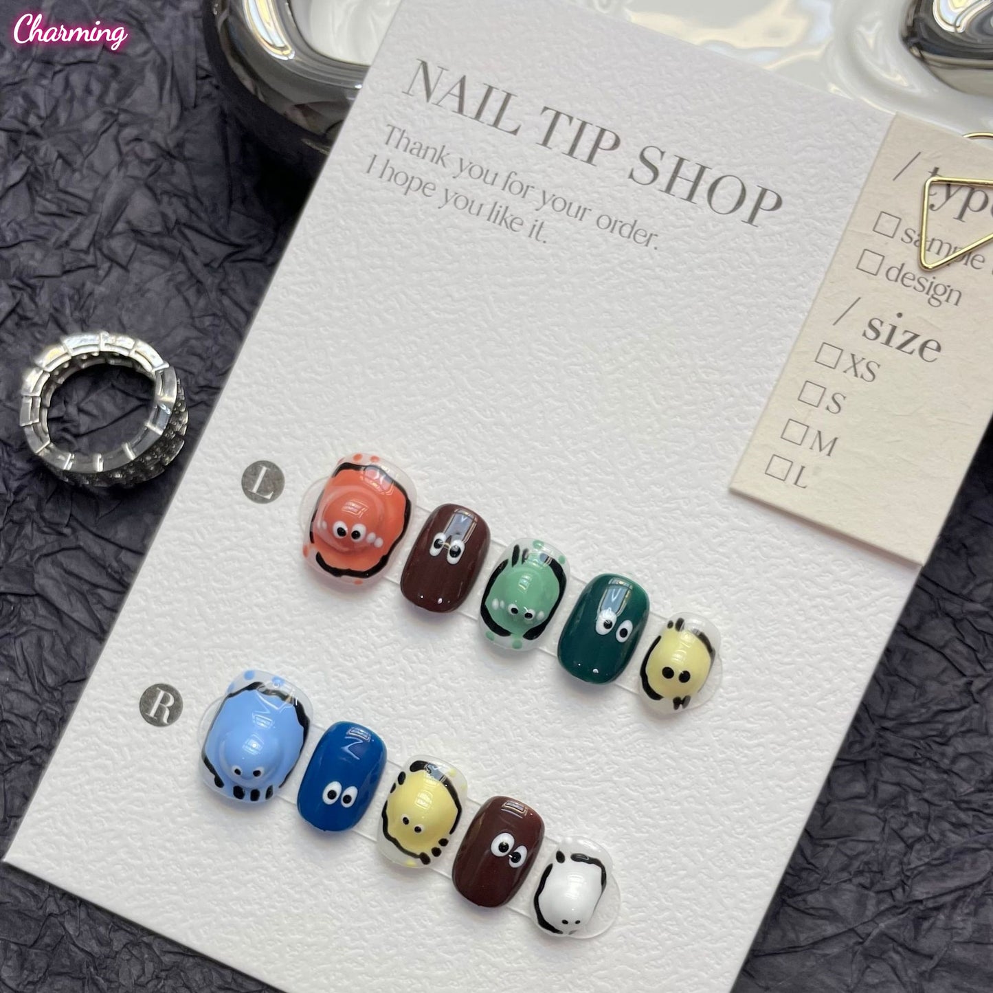 Quirky Cutie / Handmade Nails