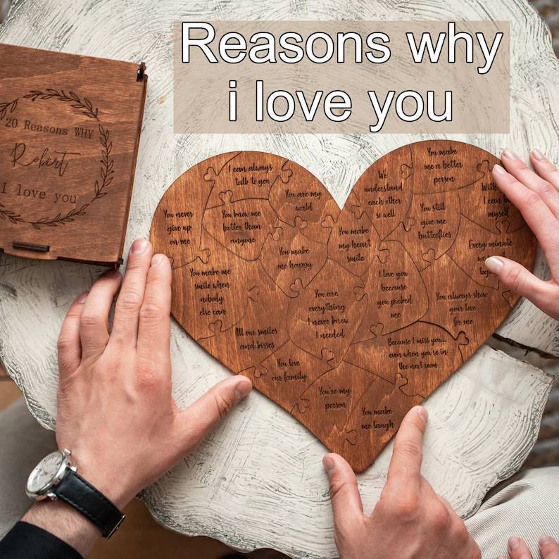 20 reasons to love you puzzle