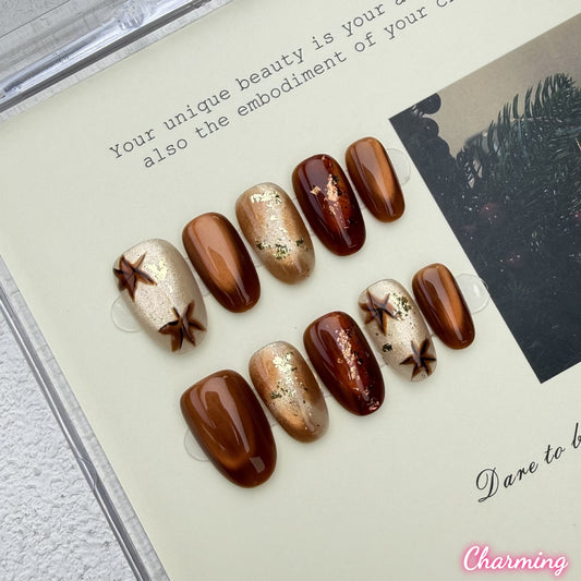 The maple leaves fall / Handmade Nails