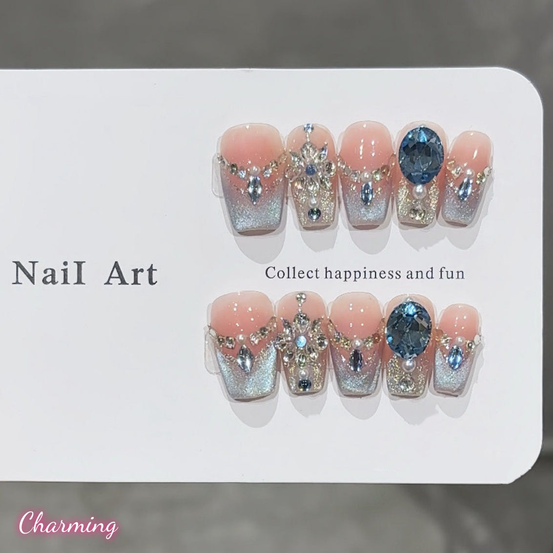 The Blue Mirage / Handmade Nails
