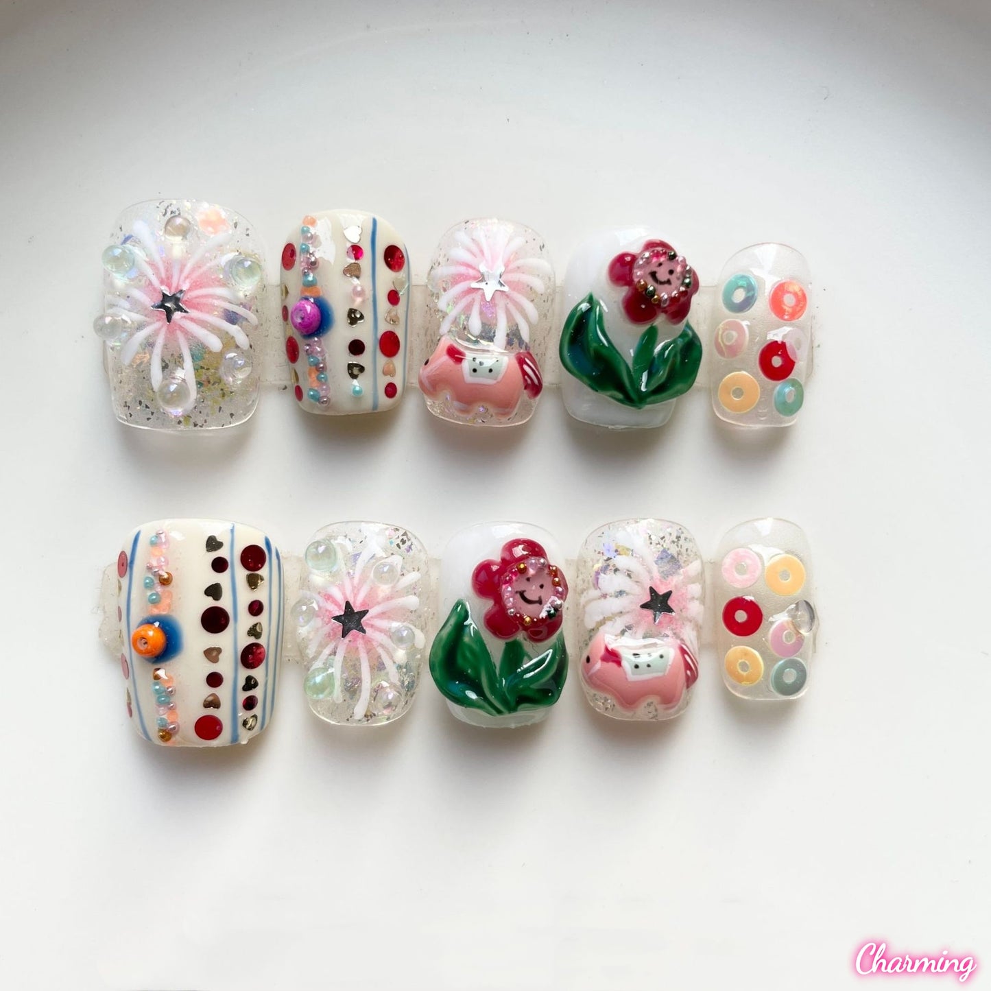 Pre-order Cuteness / Handmade Nailsems