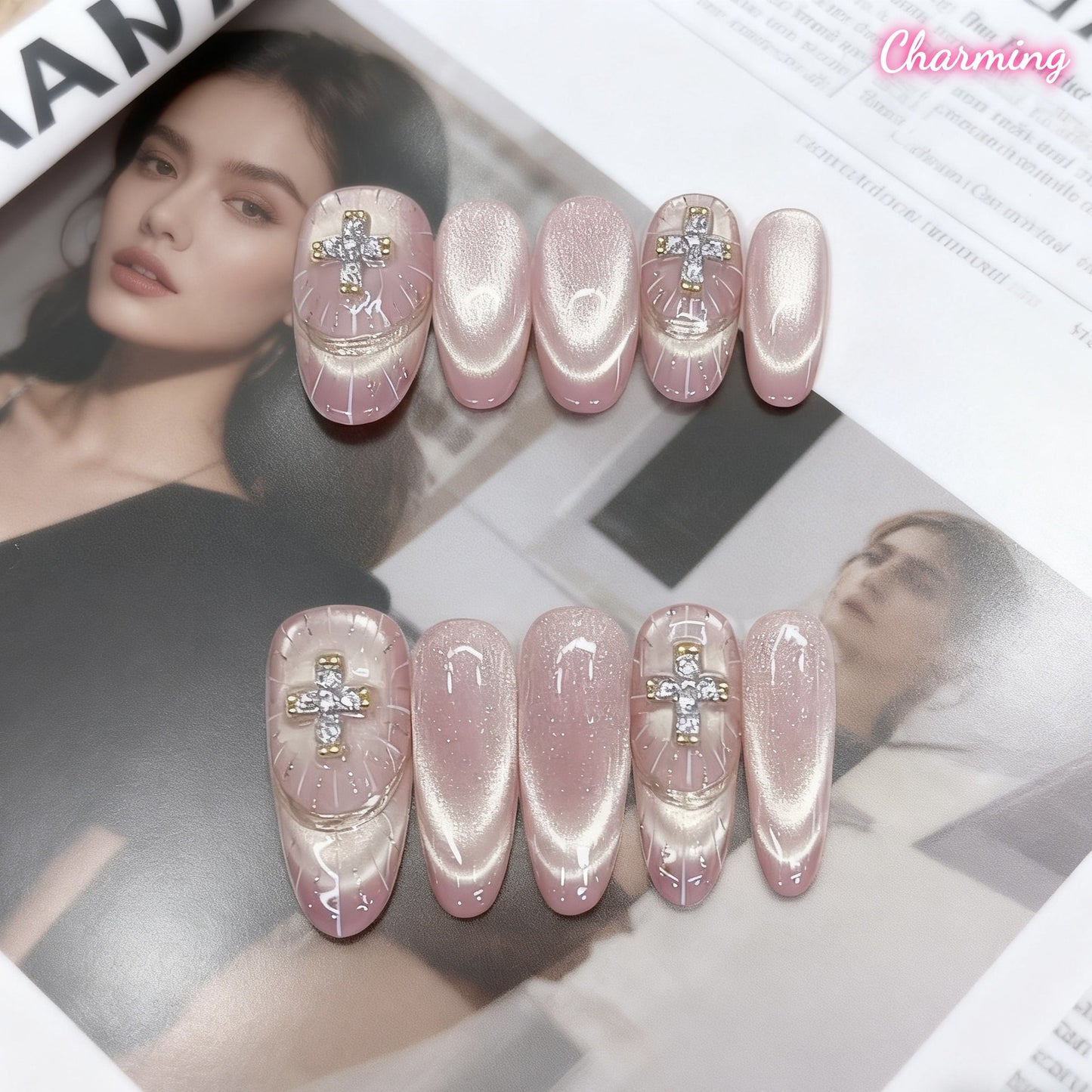 Divine Pink / Handmade Nails