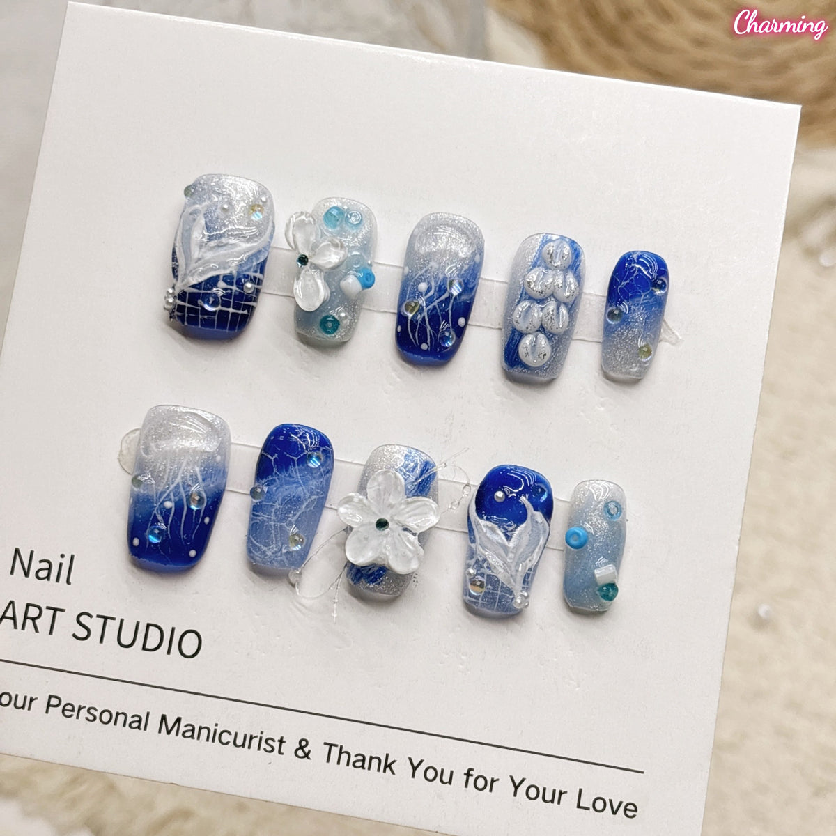 Silent Bloom / Handmade Nailsems