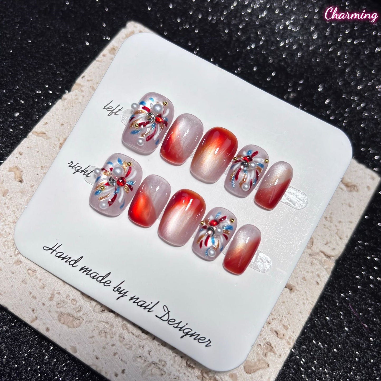 Dazzling Lights / Handmade Nails
