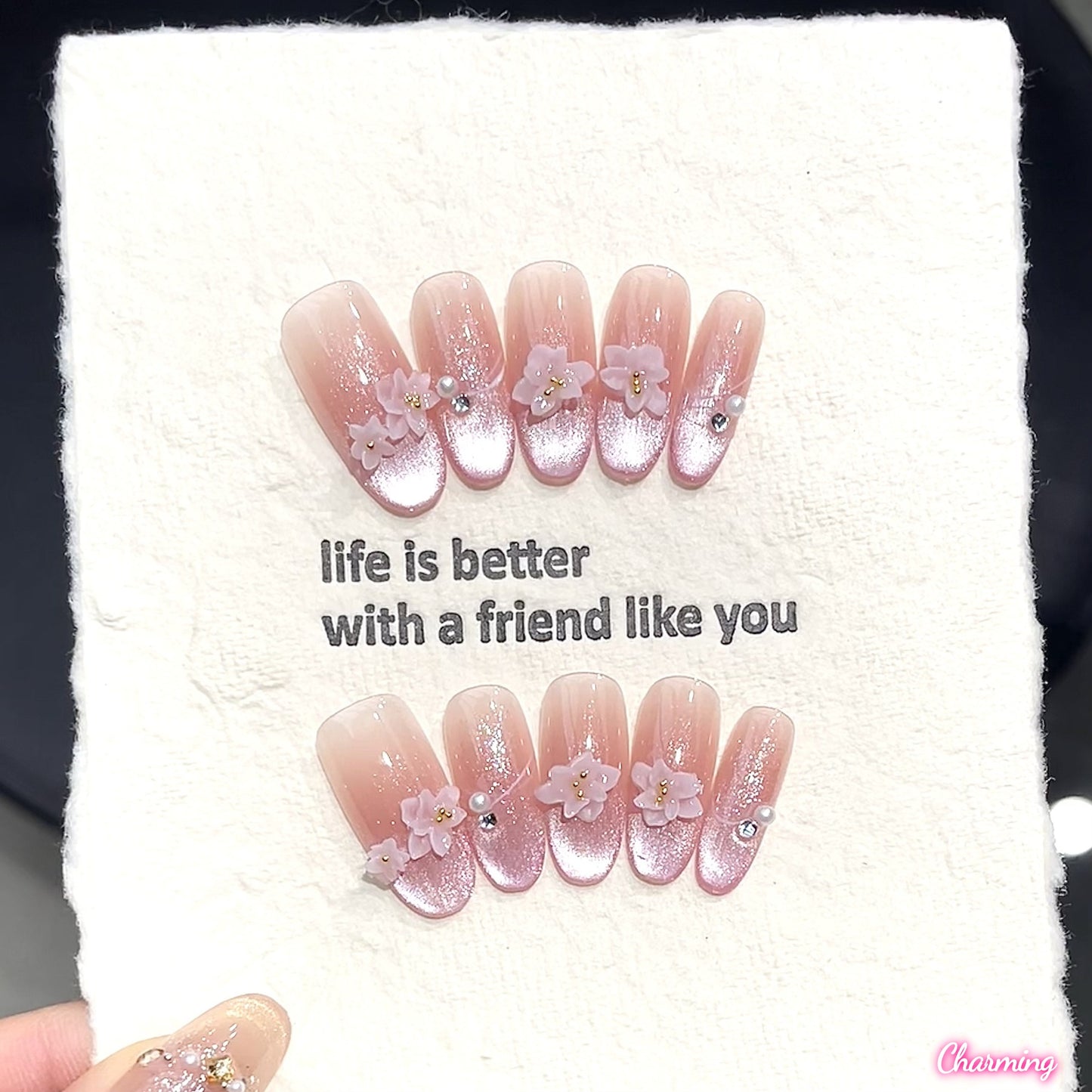 Powder Bloom / Handmade Nails