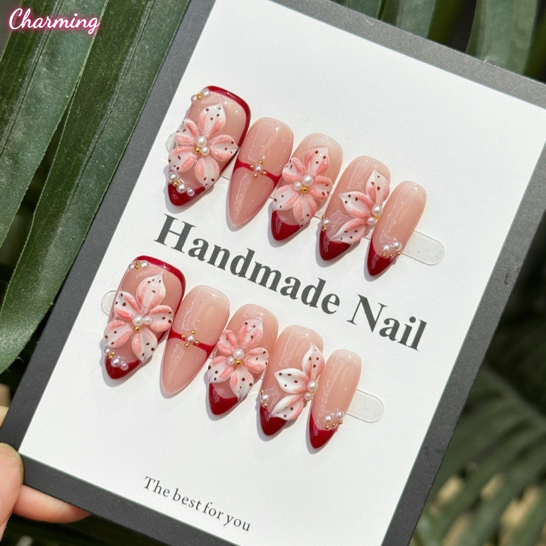 Blossom Bliss / Handmade Nails