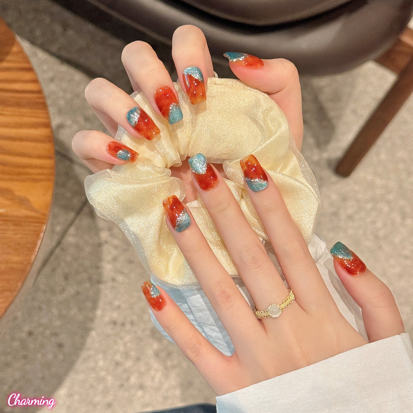 Twilight Flame / Handmade Nails
