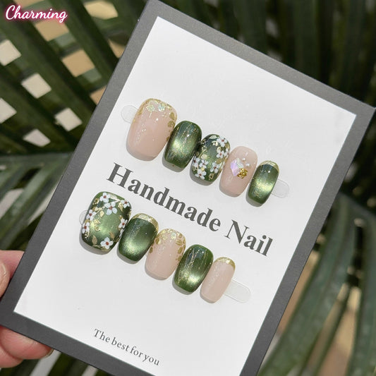 Pastel Posy / Handmade Nails