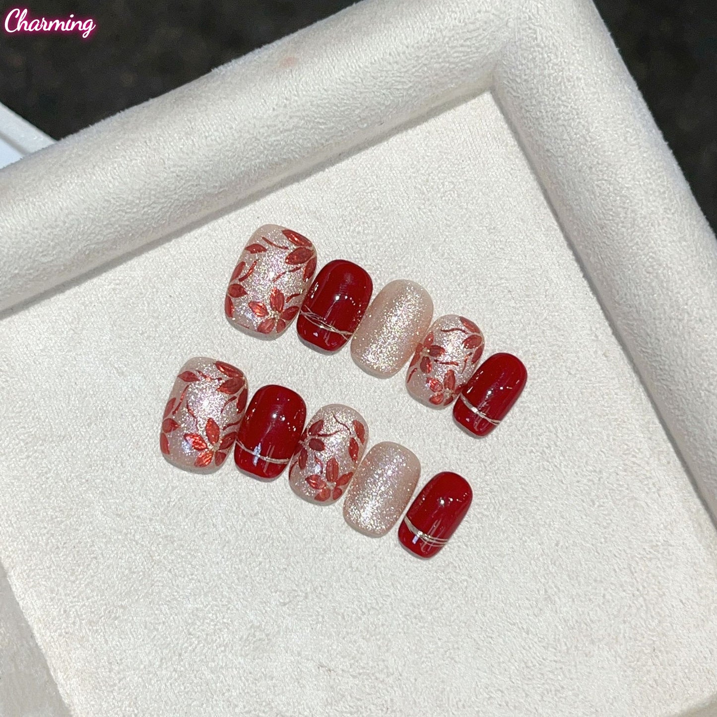 Simple Petals / Handmade Nails