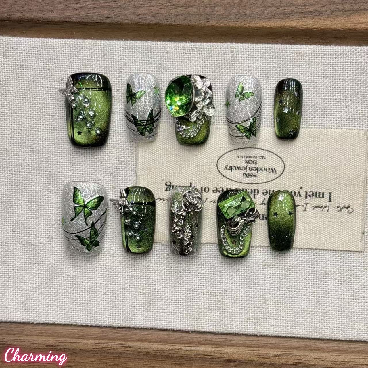 Meadow Wings / Handmade Nails