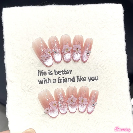 Powder Bloom / Handmade Nails