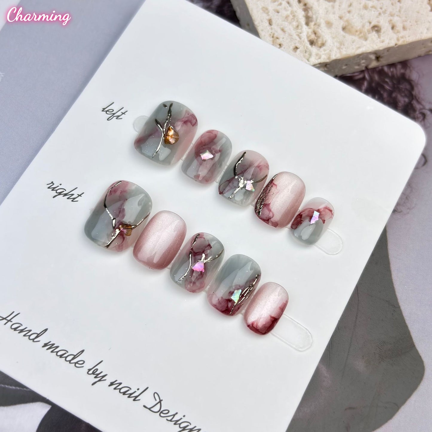 Luminous Diffusion / Handmade Nails