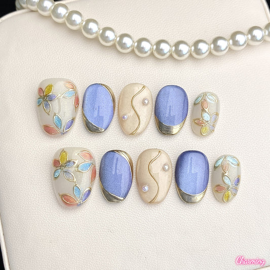 Petal Trace / Handmade Nailsems
