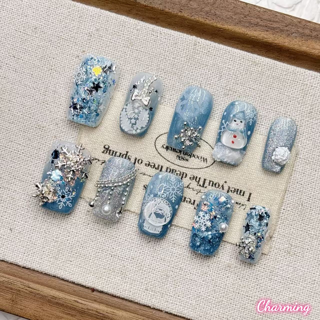 Winter’s Whimsy / Handmade Nails