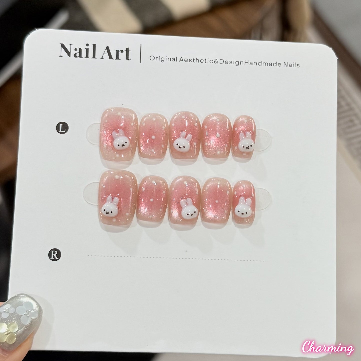 Bunny Blush / Handmade Nails