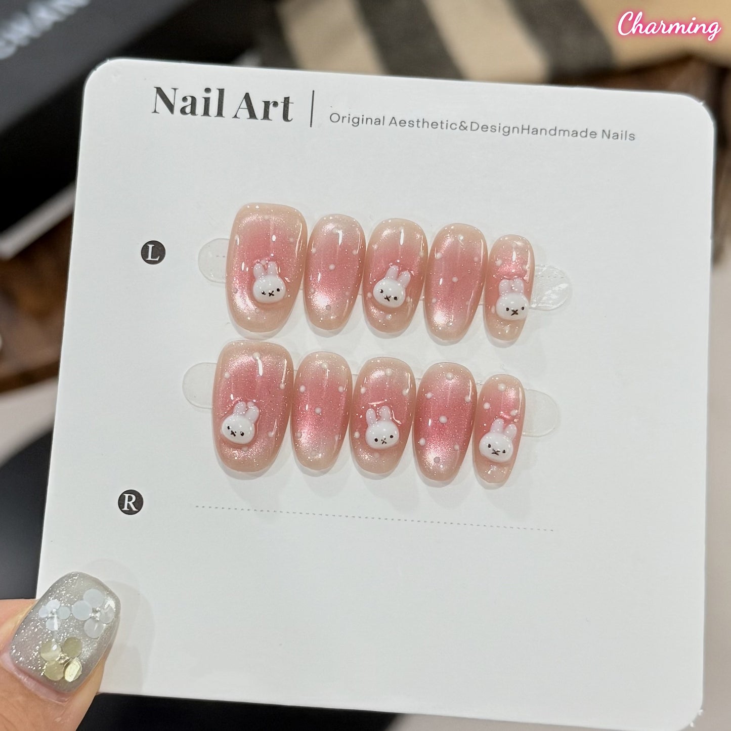 Bunny Blush / Handmade Nails