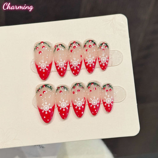 Berry Tip / Handmade Nails