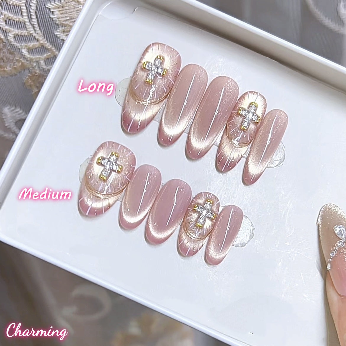 Divine Pink / Handmade Nails