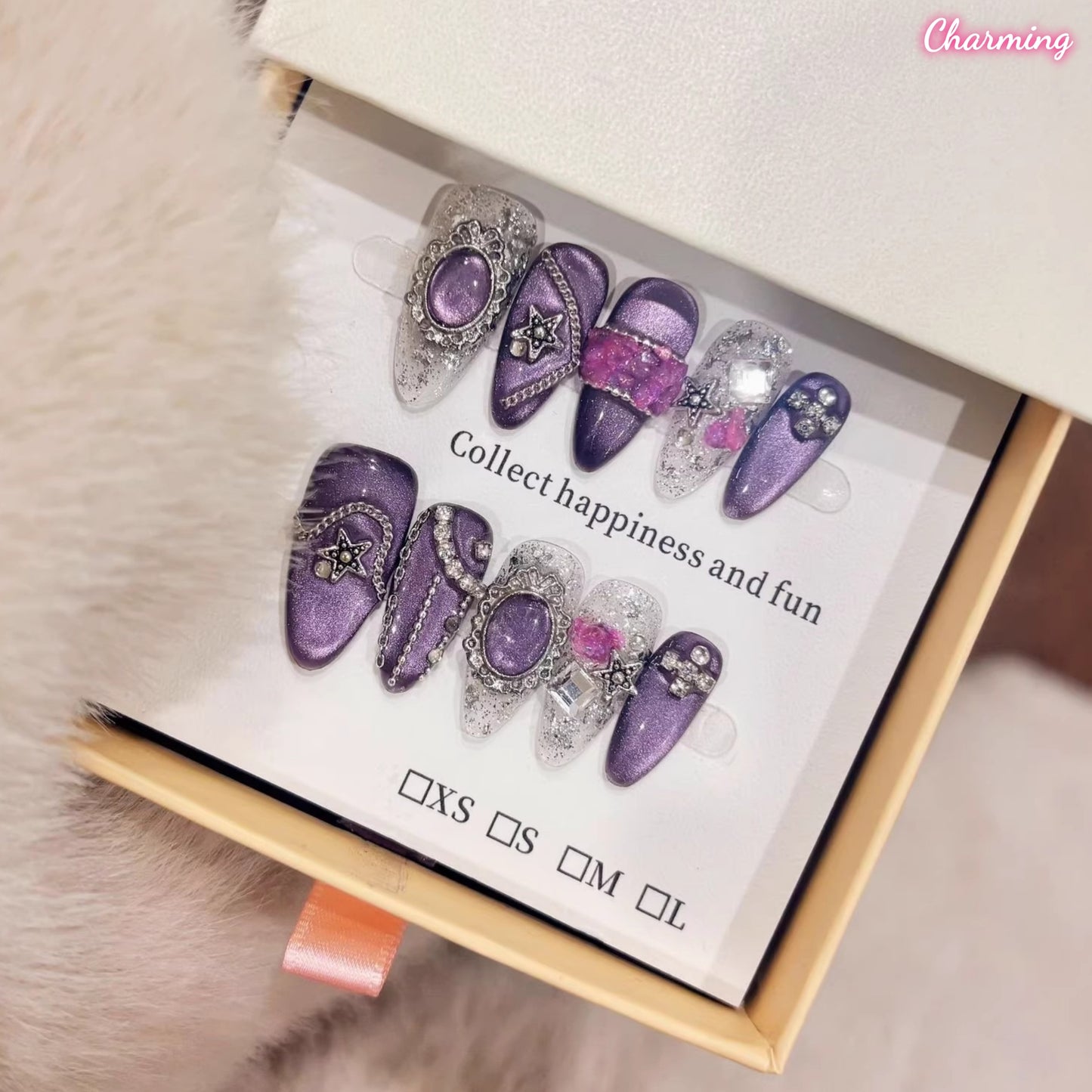 Passion's Purple / Handmade Nails