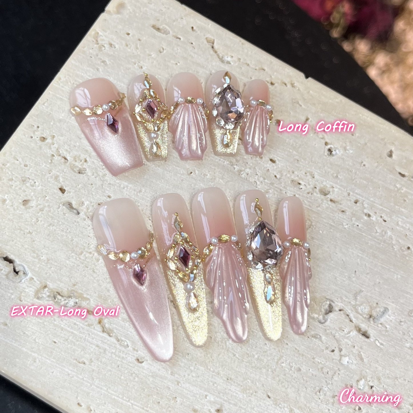 Opulent Gleam / Handmade Nails