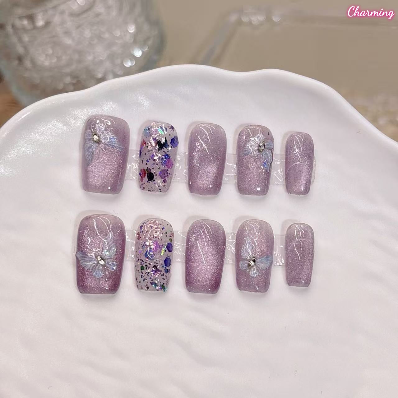 Purple Haze / Handmade Nails