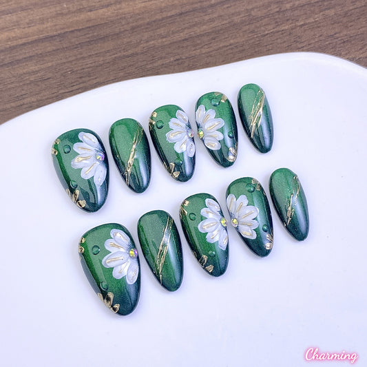 Light Through Leaves / Handmade Nails