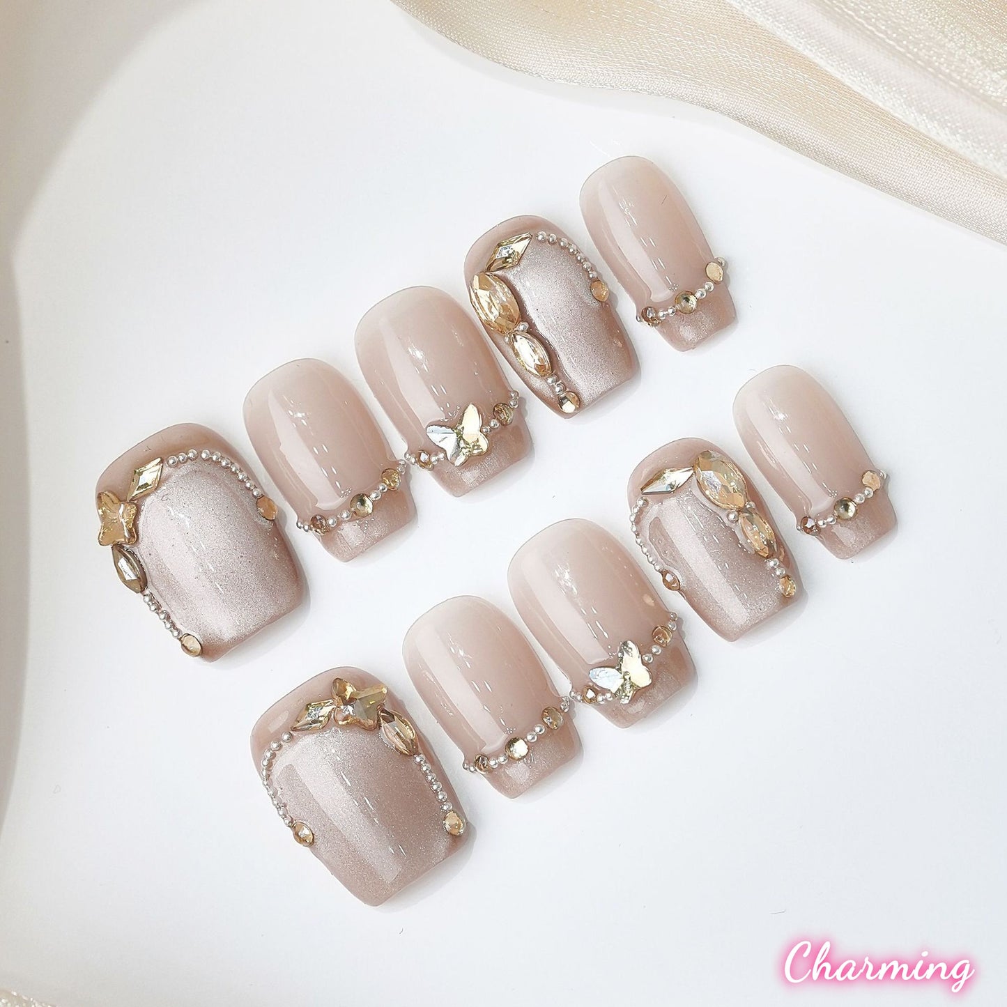 Opal Haze / Handmade Nails