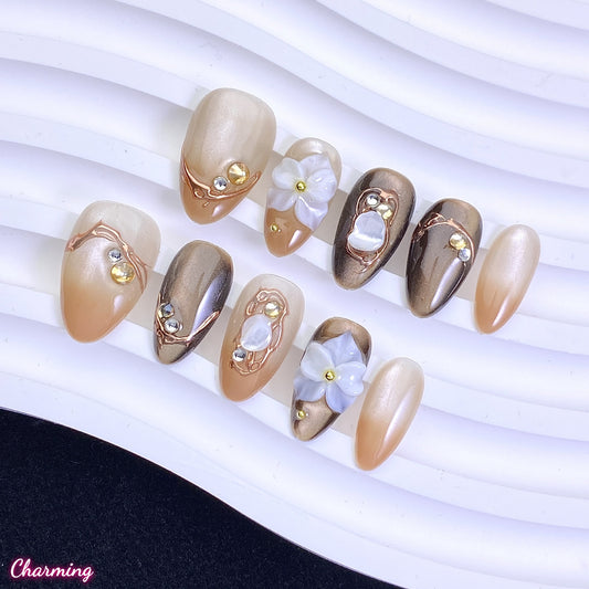 Brown Serenade / Handmade Nails