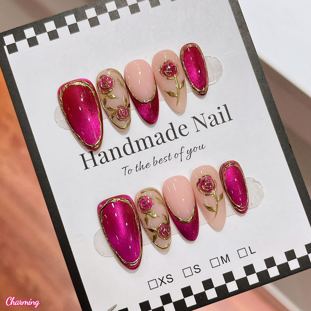 Petal in French / Handmade Nailsems