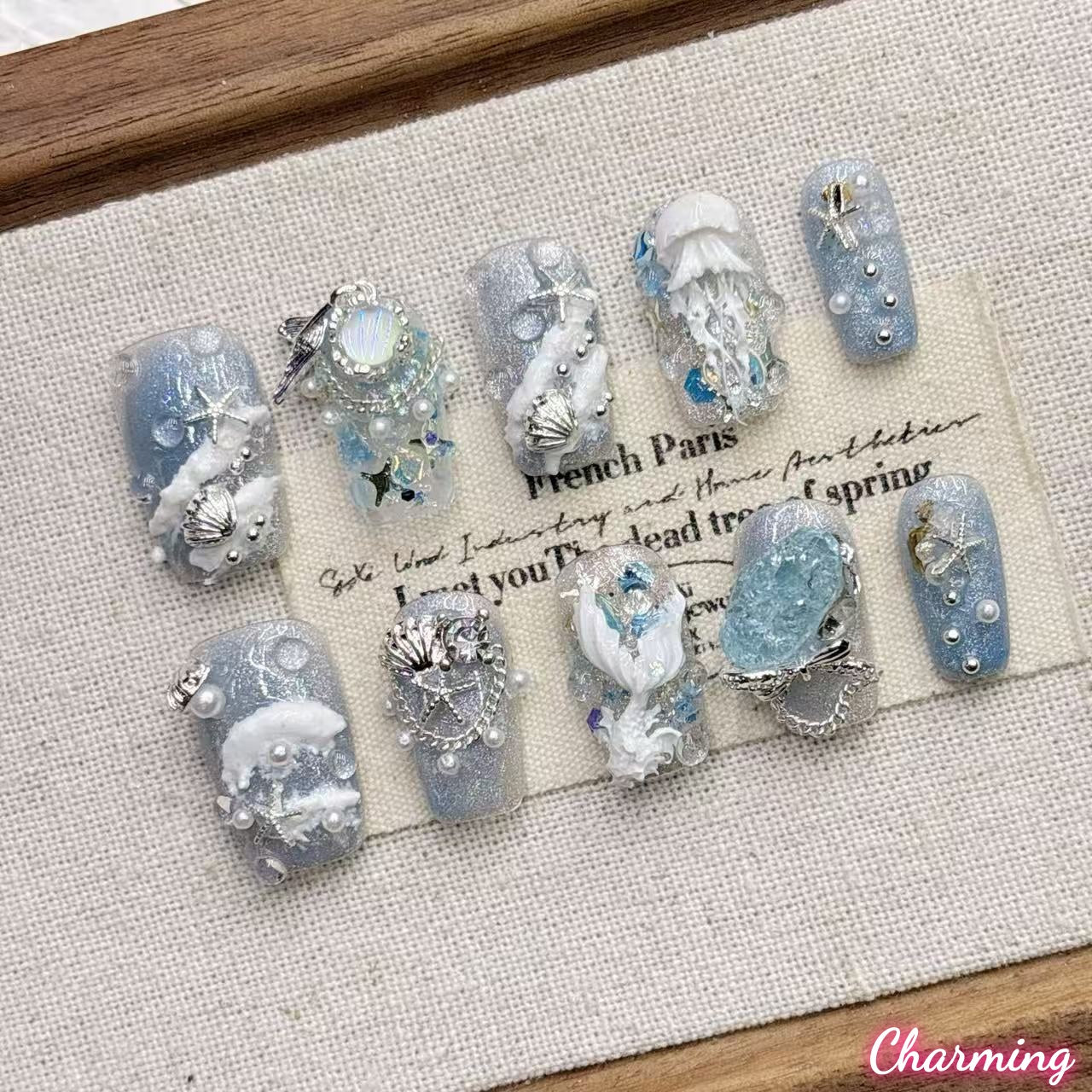 Mermaid / Handmade Nails