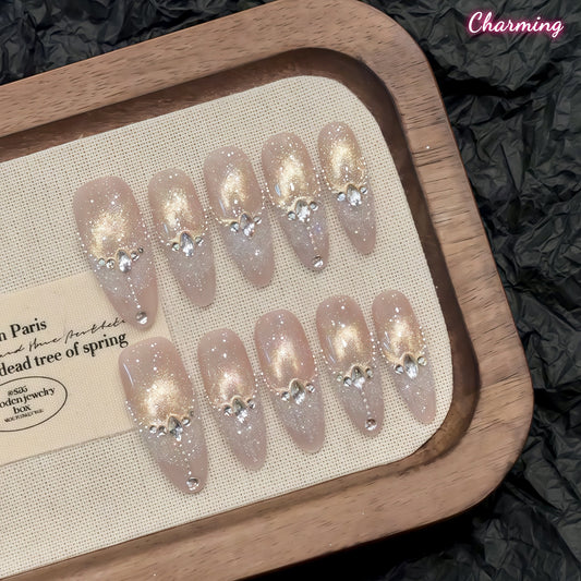 Diamond Veil / Handmade Nails