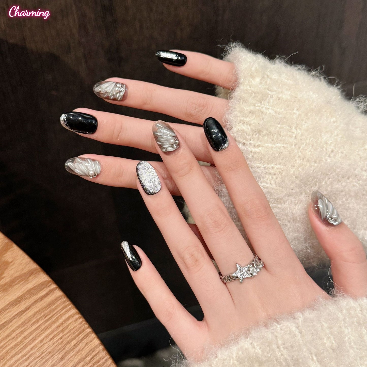 Cloud Wing / Handmade Nails