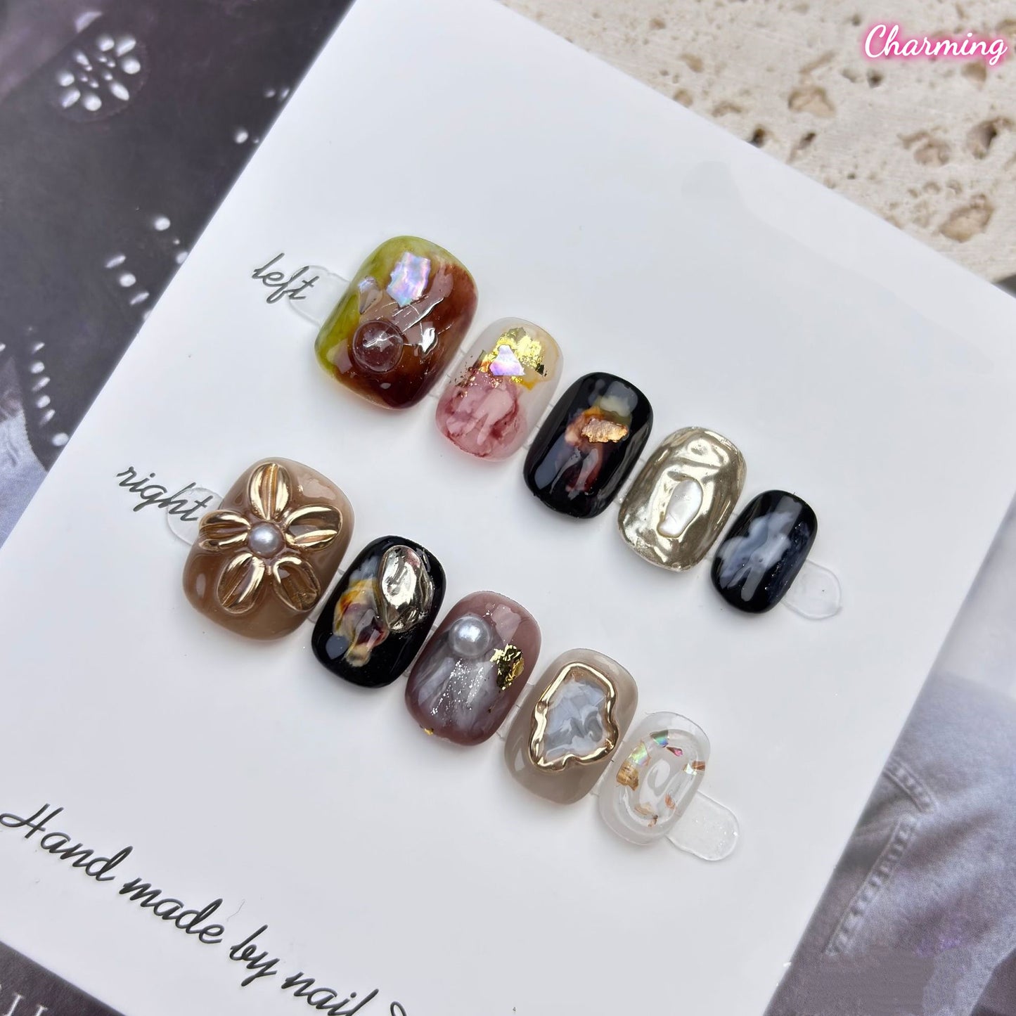 Dusty Horizon / Handmade Nails