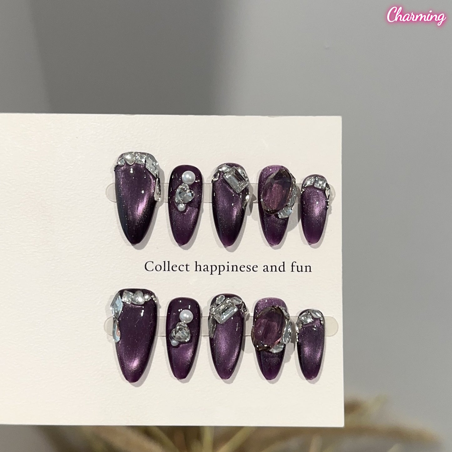 The Amethyst Night / Handmade Nails