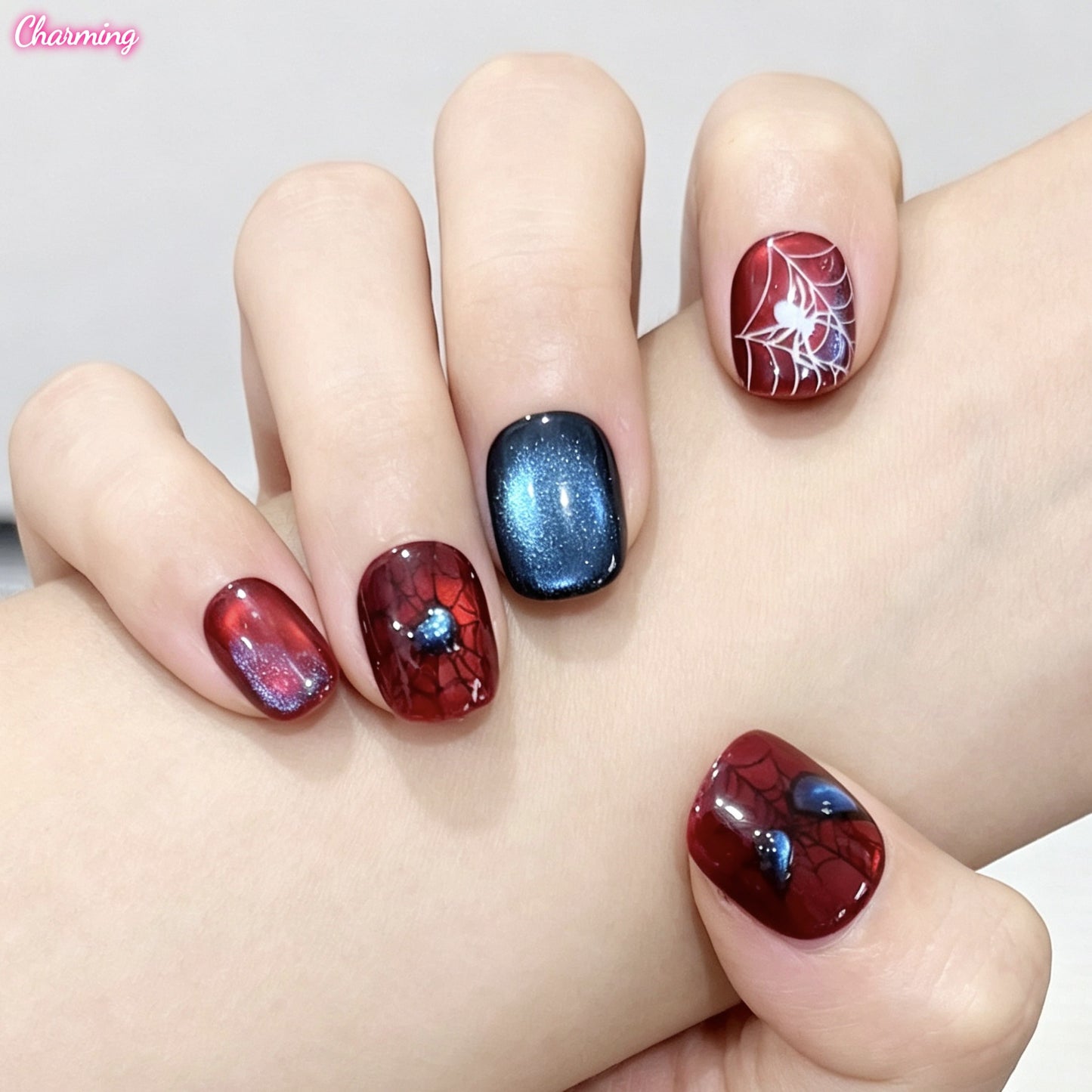 Spider-Man Press-Ons / Handmade Nailsems