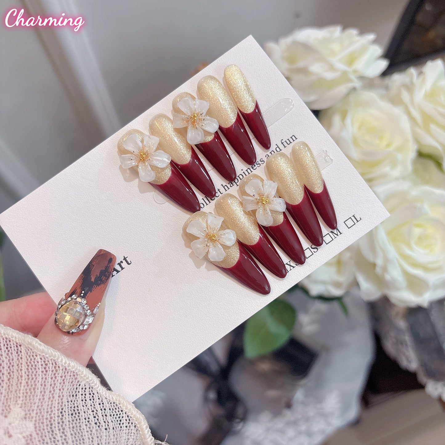 Carmen’s Bouquet  / Handmade Nails