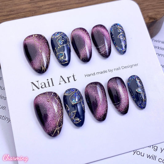 Gravity's Bloom / Handmade Nails