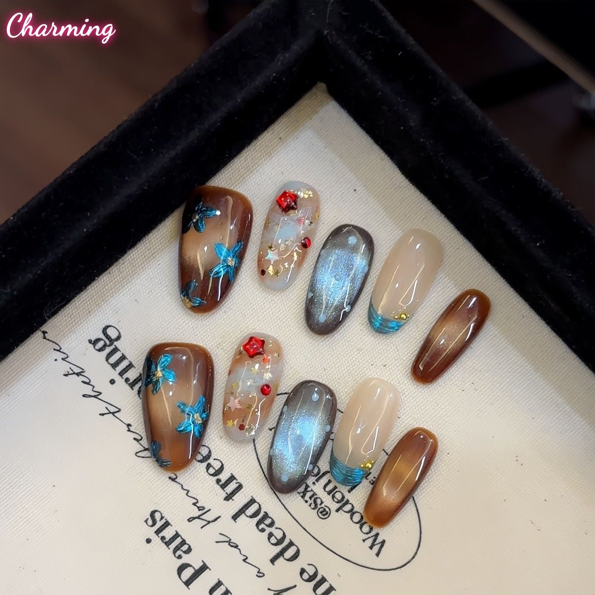 Terra-Azure / Handmade Nails