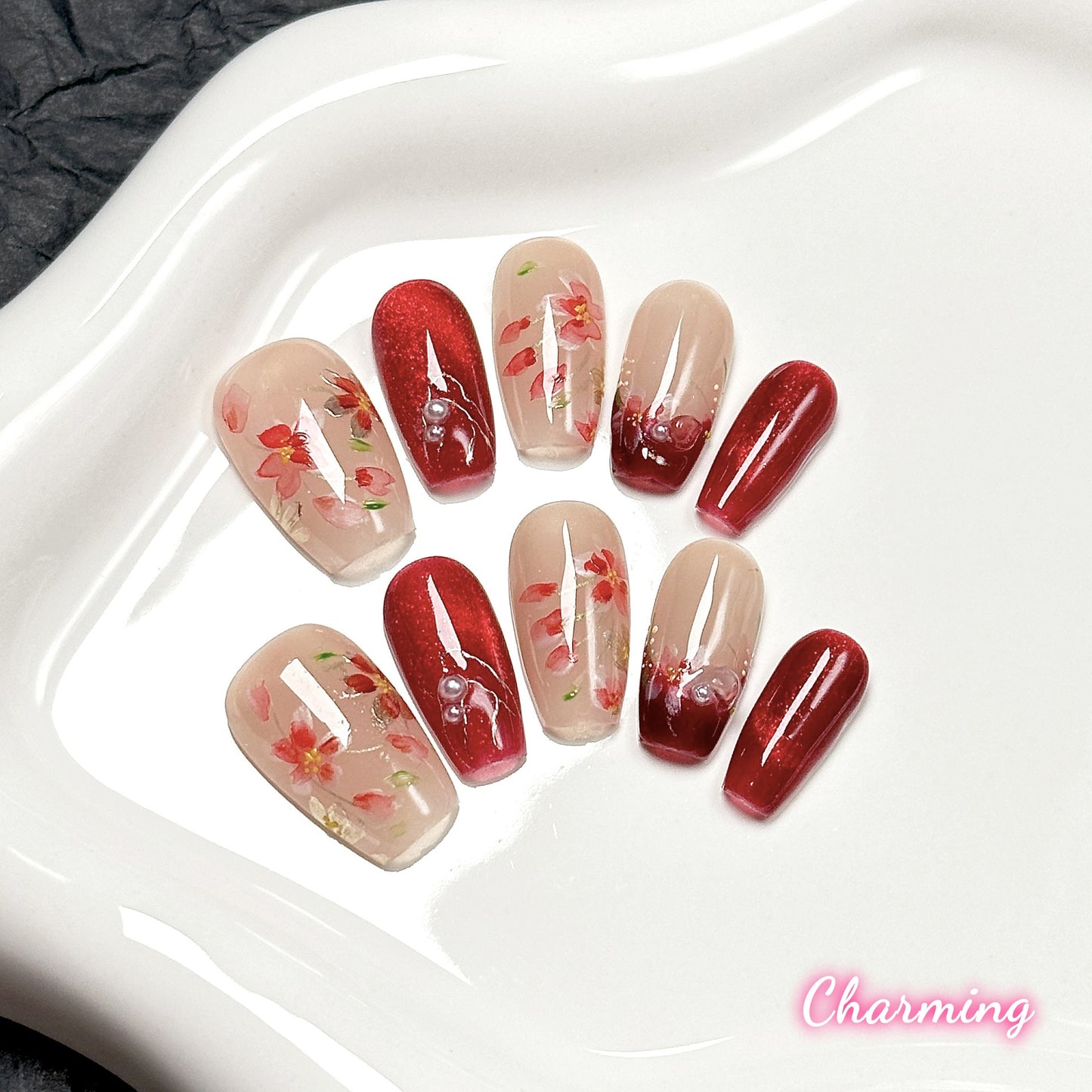 Crimsonblush / Handmade Nails