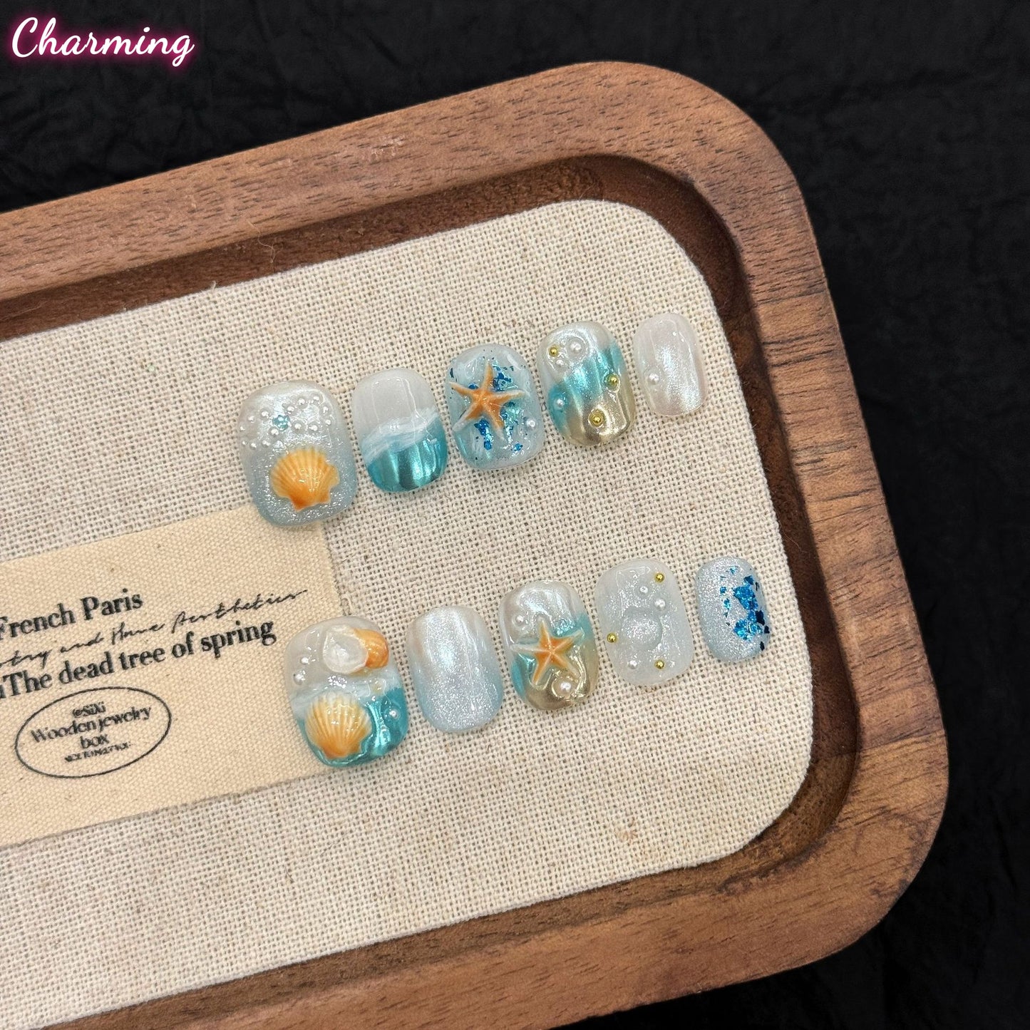 Aphrodite’s Shell/ Handmade Nails