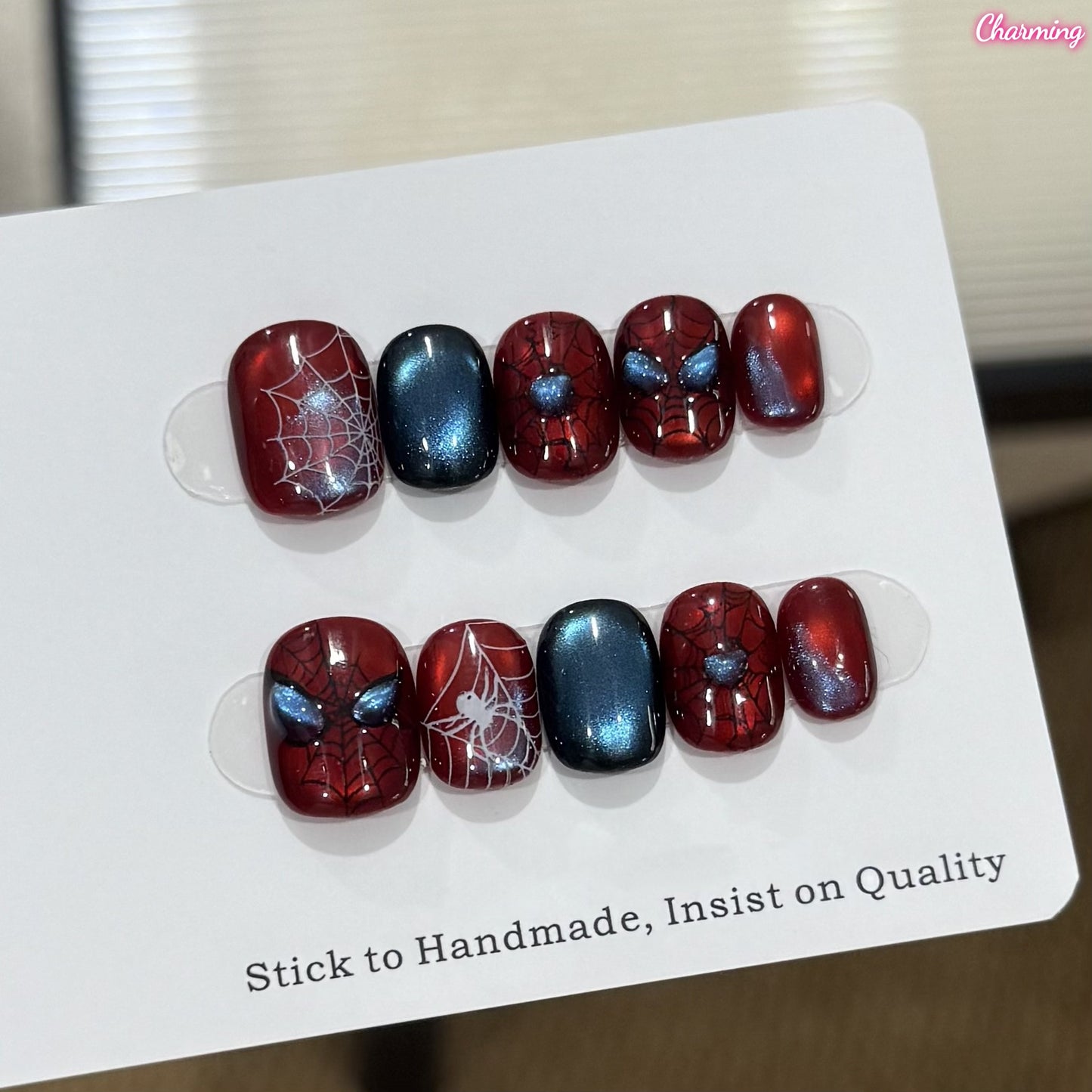 Spider-Man Press-Ons / Handmade Nailsems