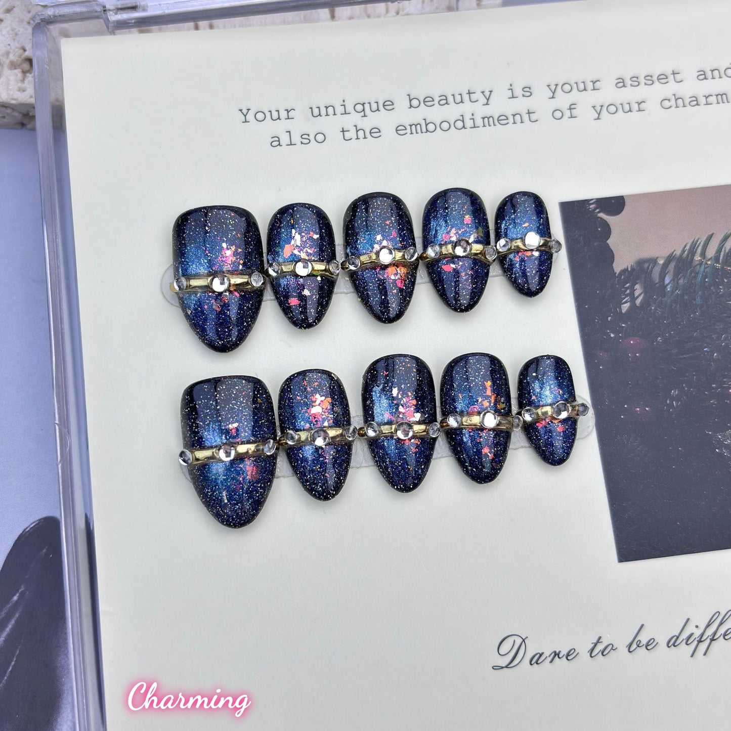 Phantom Nebula / Handmade Nails