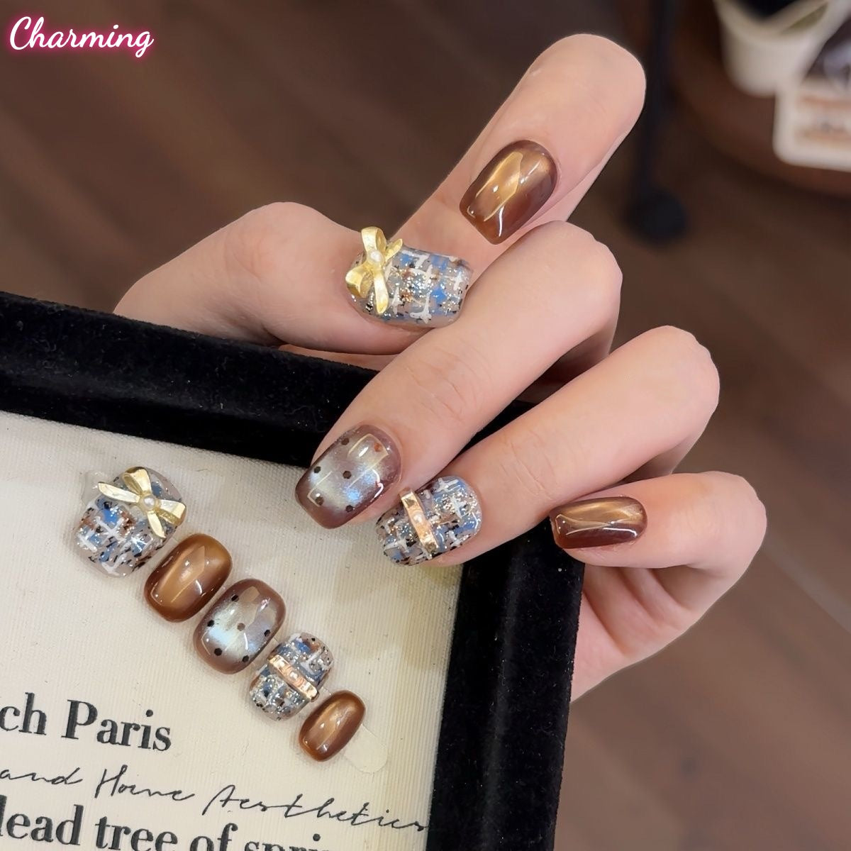 Gilded Caramel / Handmade Nails