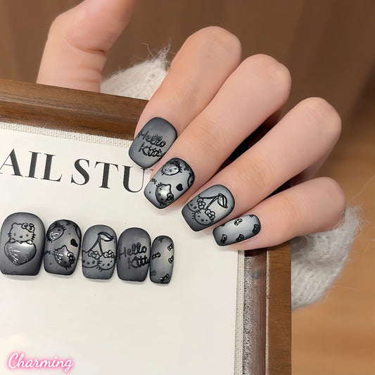 Sassy Kitty / Handmade Nails