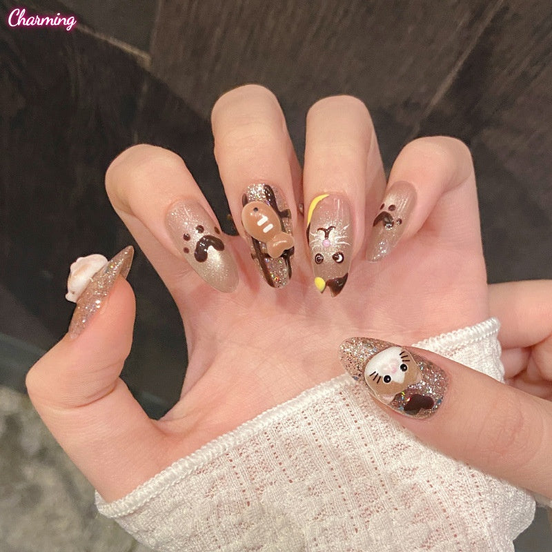 The Cat in the Fall / Handmade Nailsems
