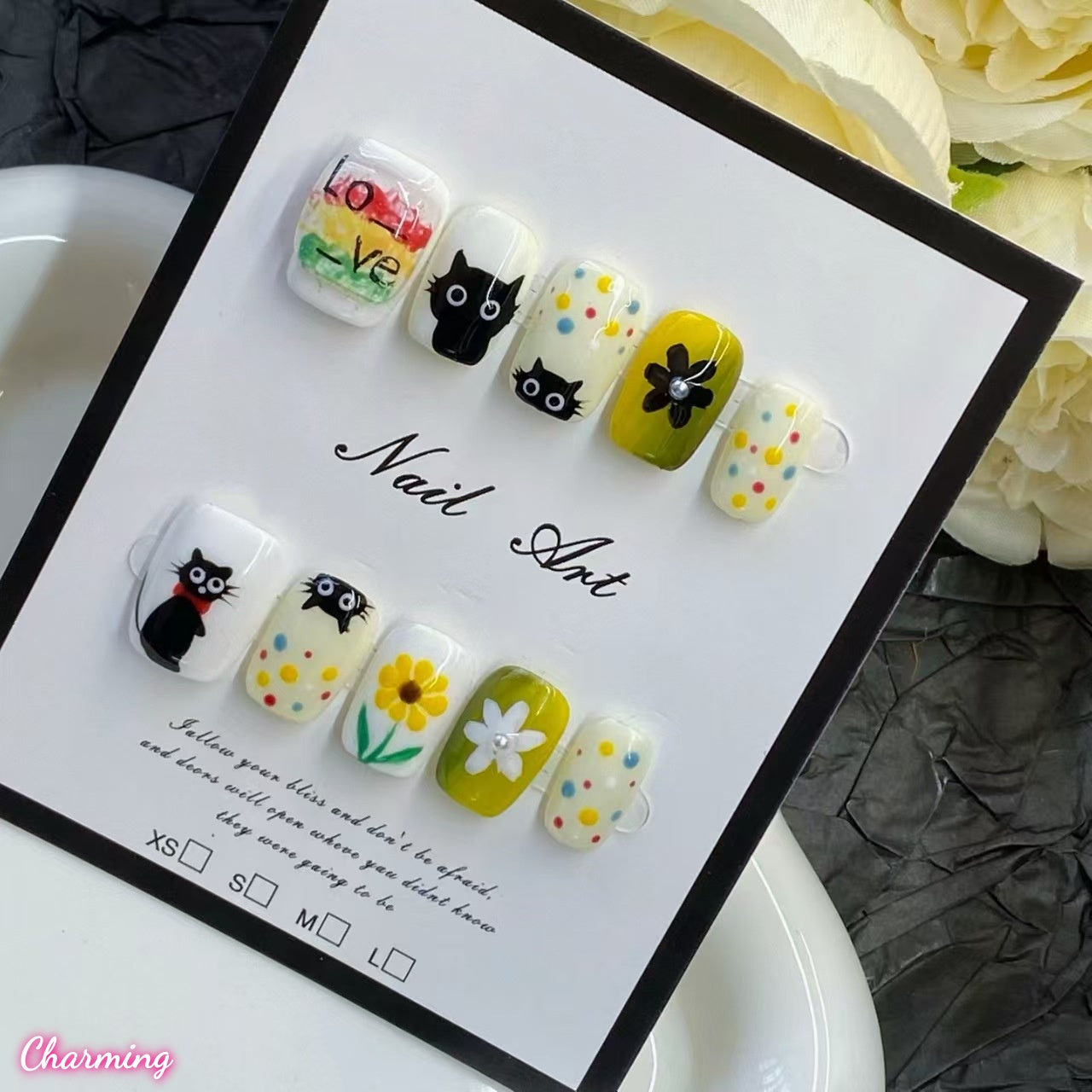 Feline Field / Handmade Nails