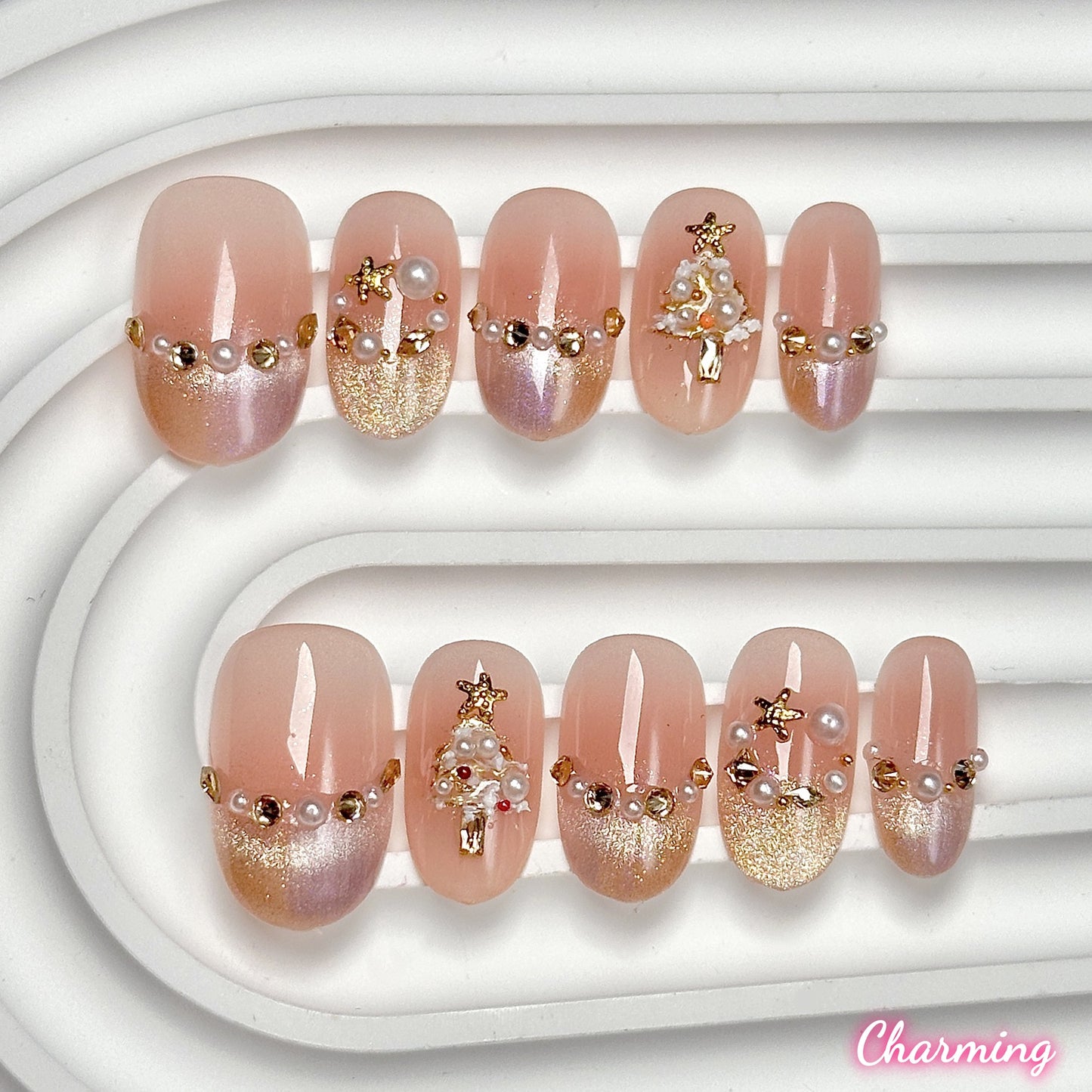 Christmas Carol / Handmade Nails