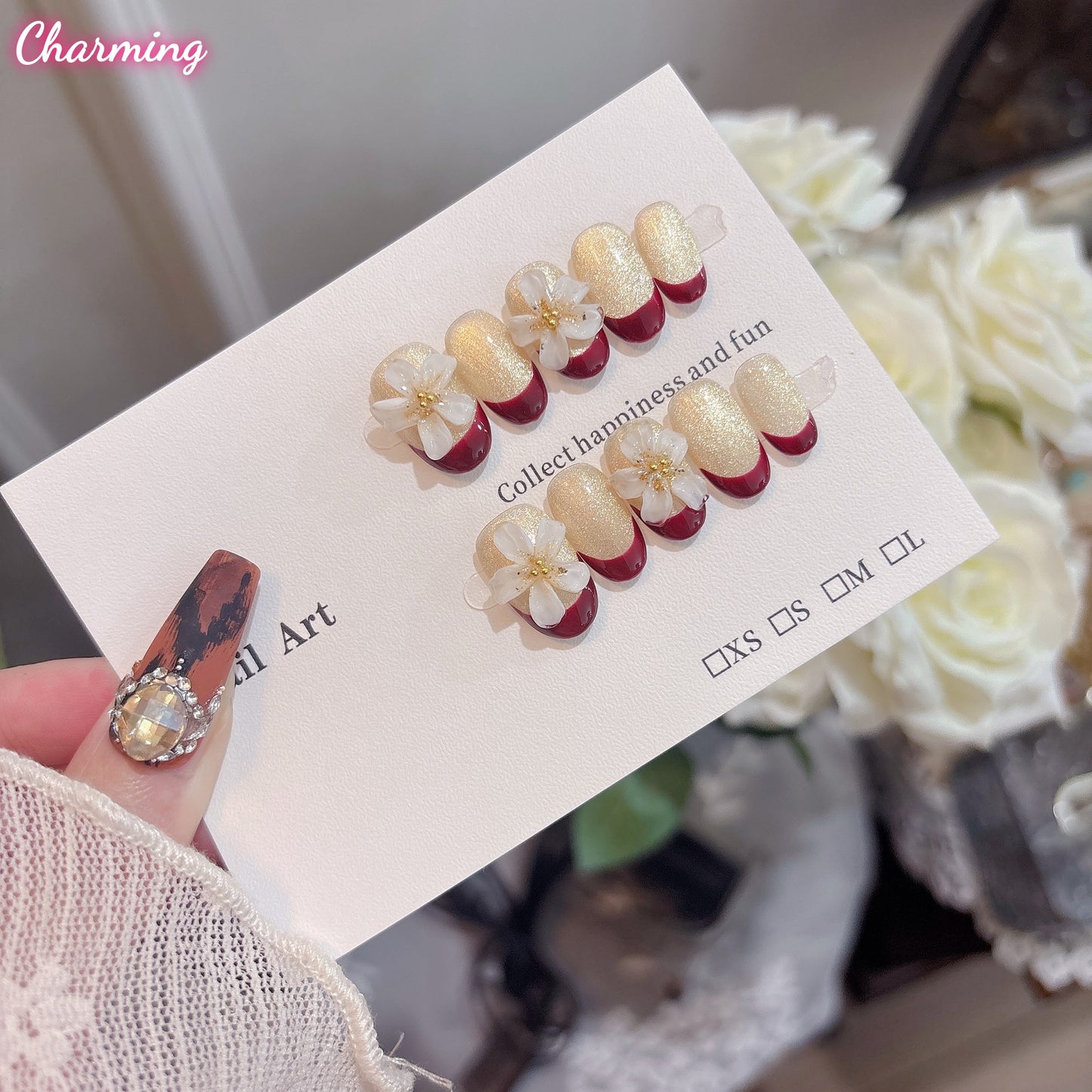 Carmen’s Bouquet  / Handmade Nails